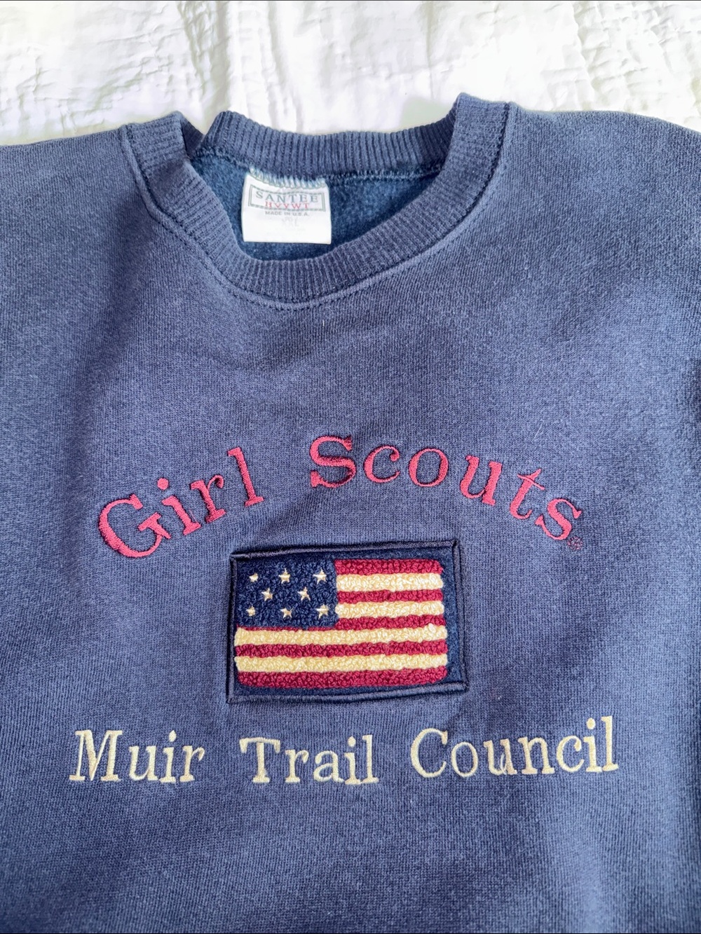 Vintage Girl Scout Muir Trail sweatshirt